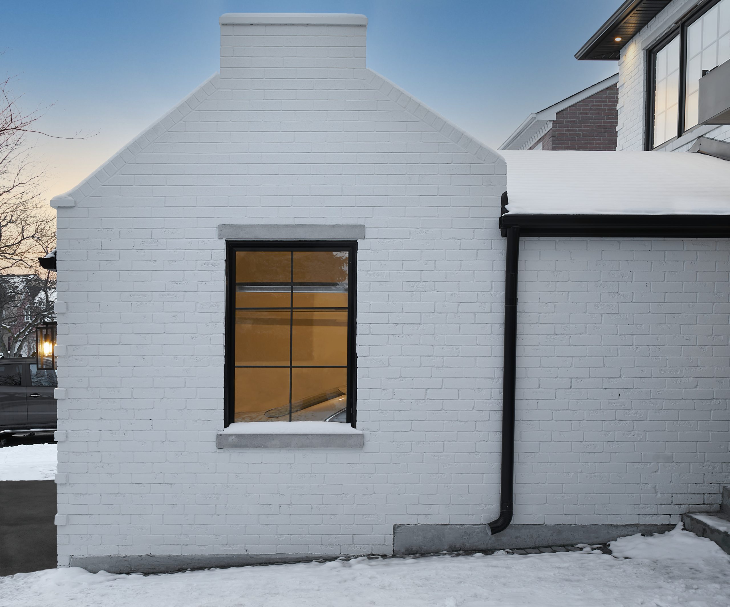 Exterior material and elevation study
