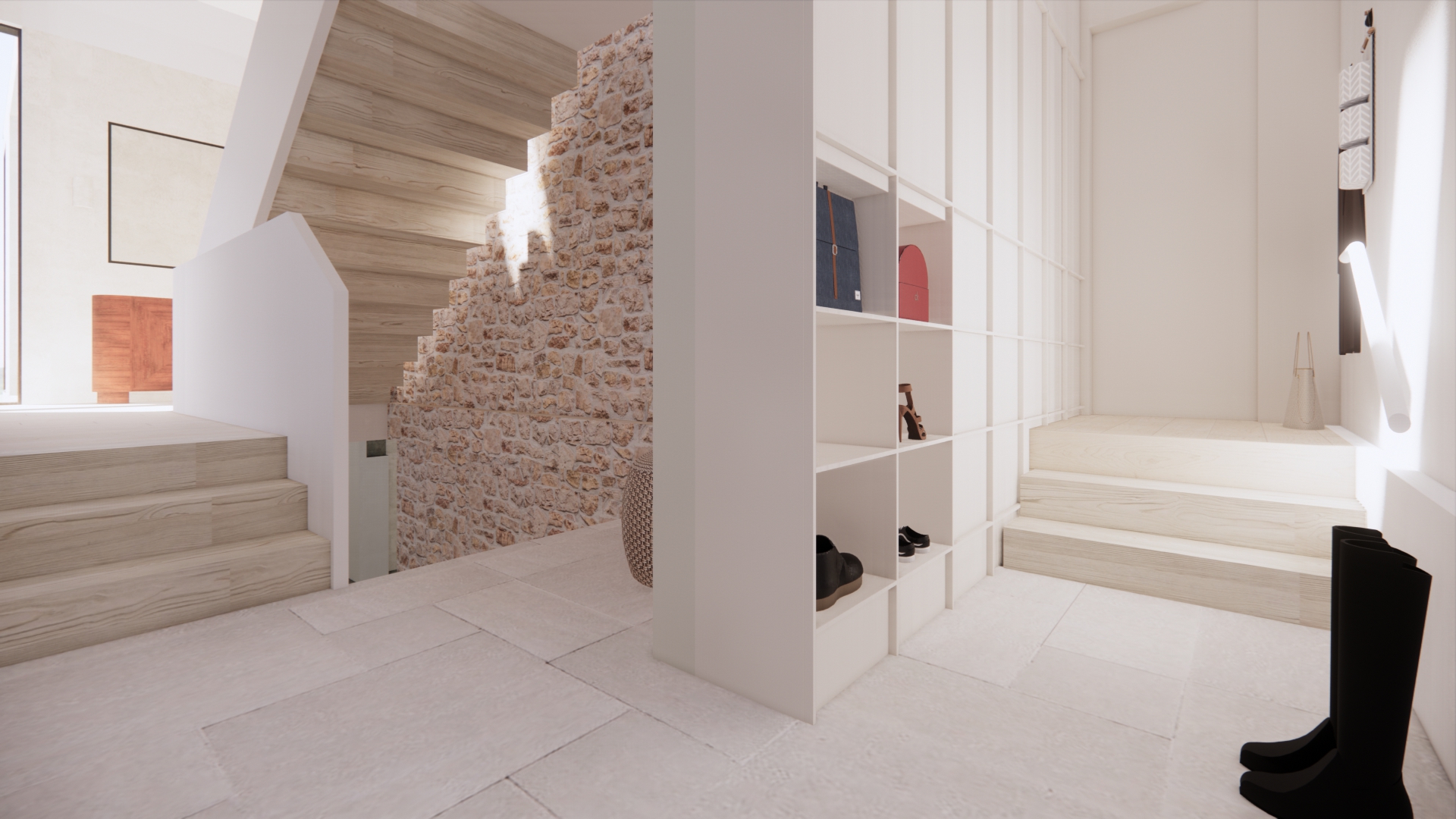 Mediterranean Beach House interior vignette two