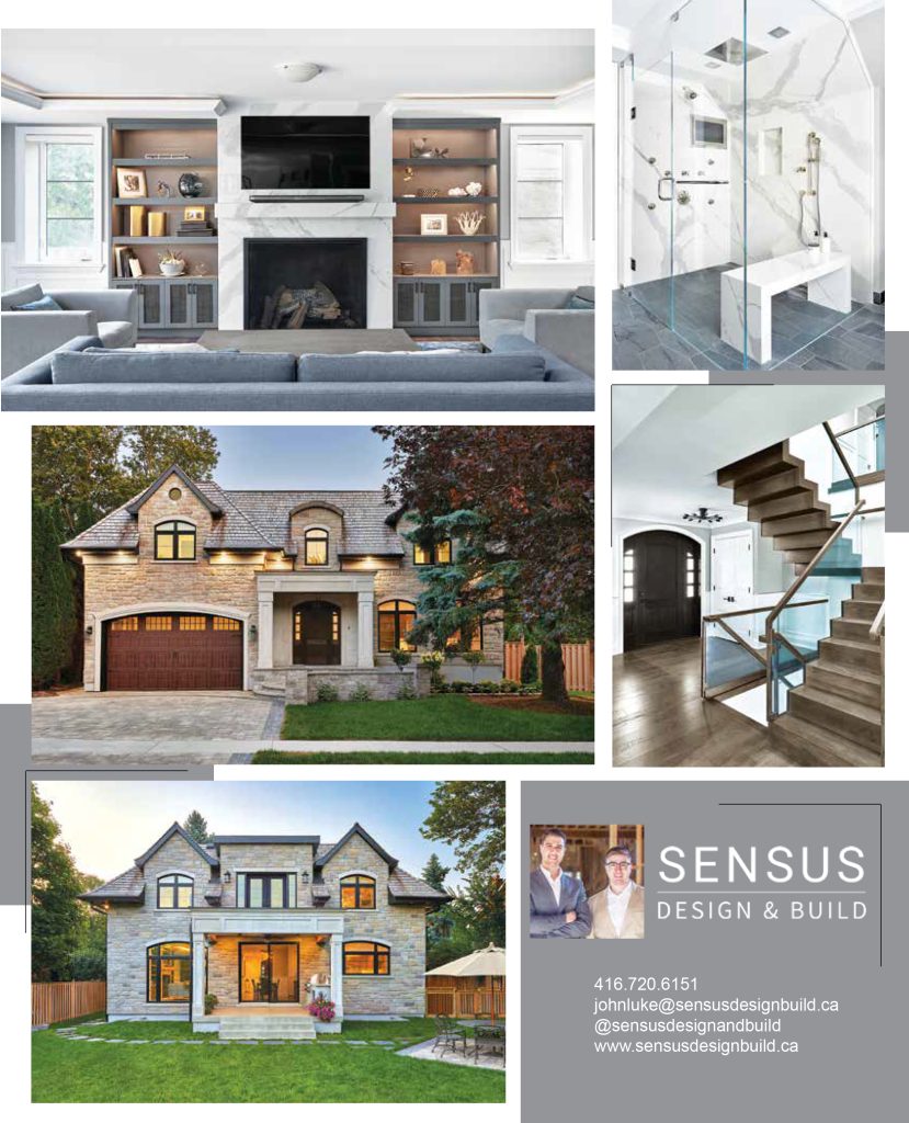 English Cottage magazine page with living room, bathroom, staircase and exterior photographs