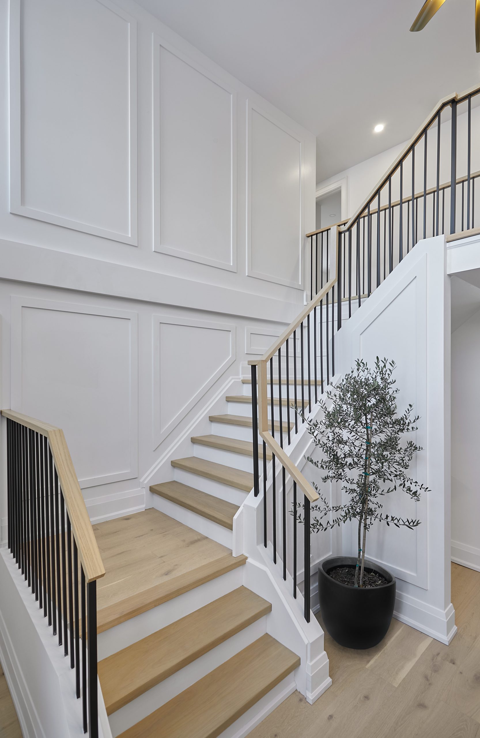 Paneled staircase