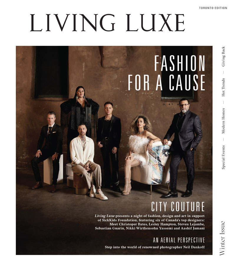 Living Luxe Winter 2022 magazine cover