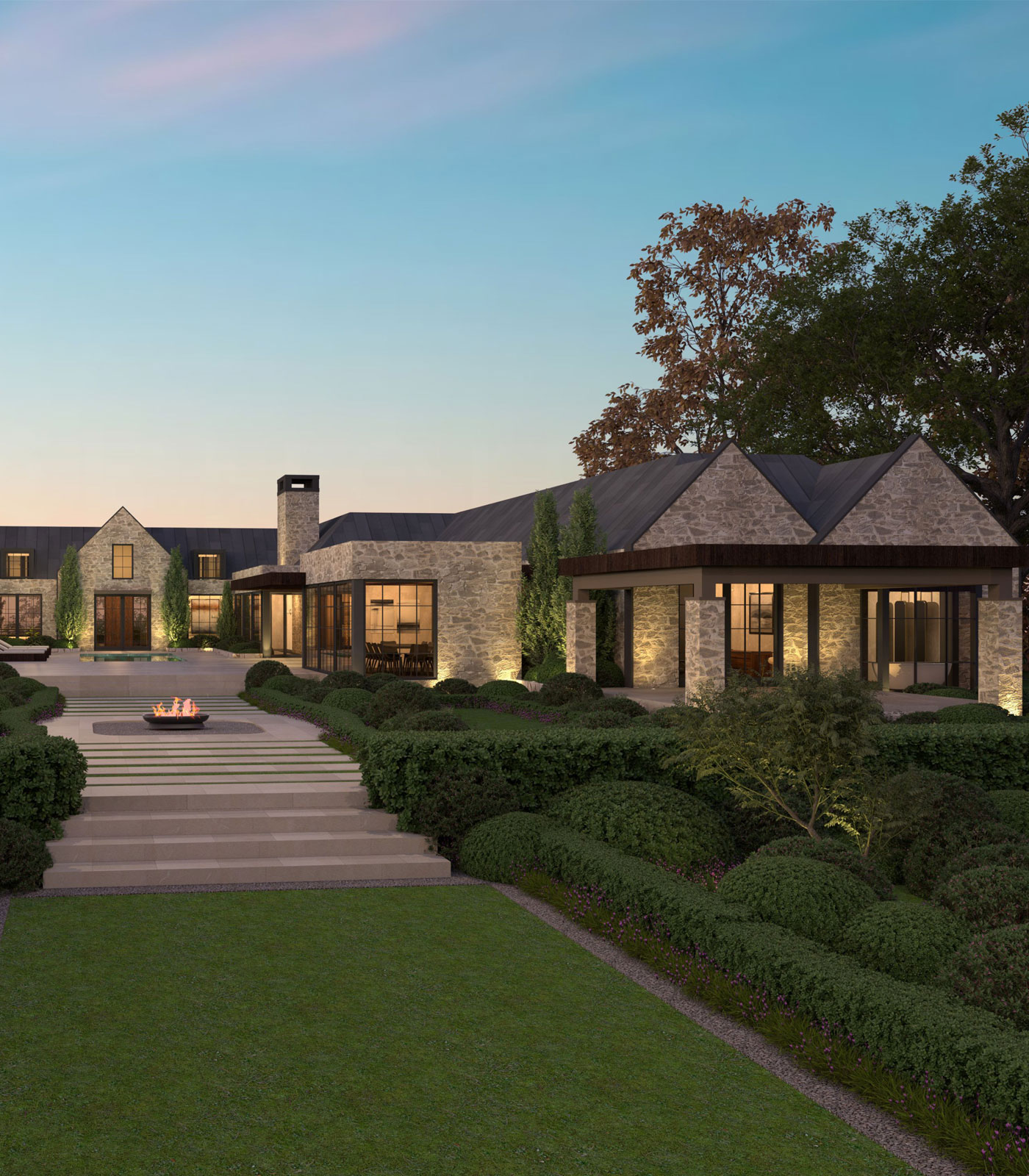 Detailed architectural design and construction