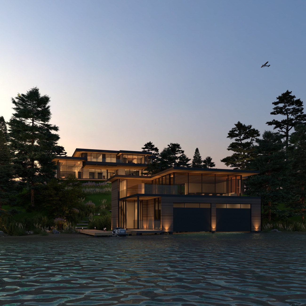 Alpine Lakehouse residence