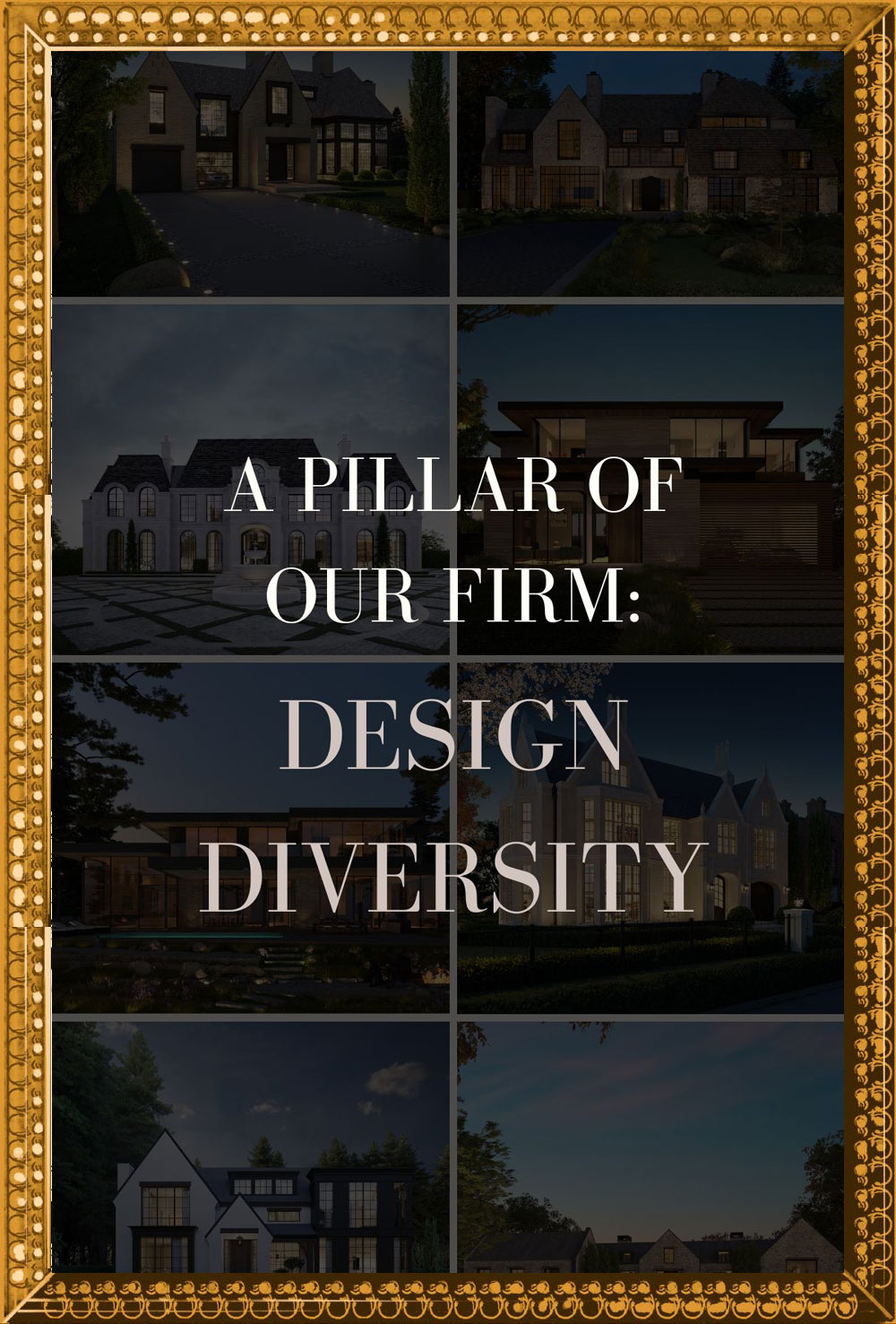 Design diversity the passion behind a pillar of our firm