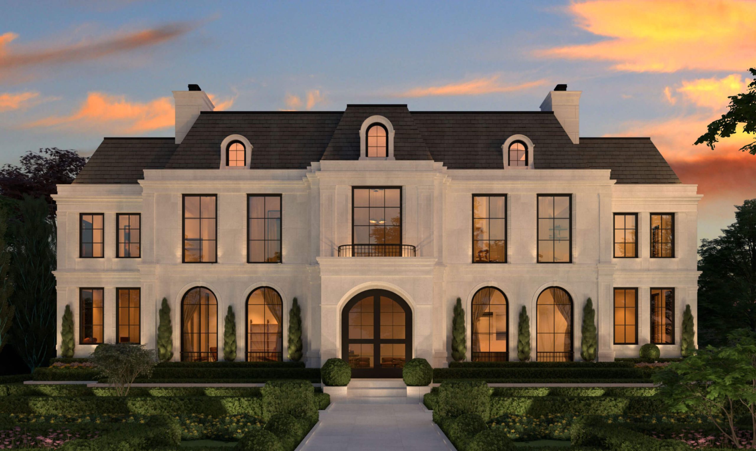 The Art-Deco Inspired Chateau residence