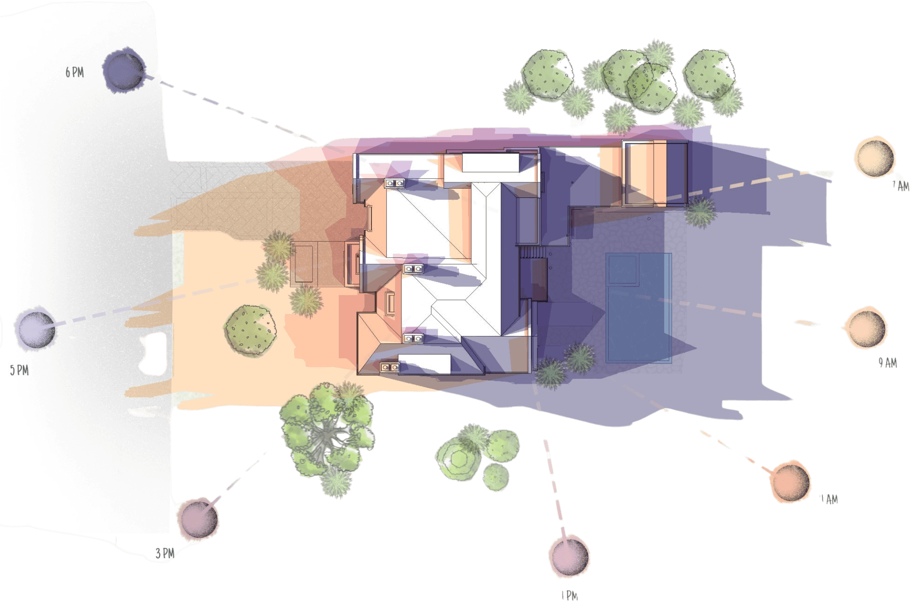 The Contemporary Tudor architectural rendering, view 3