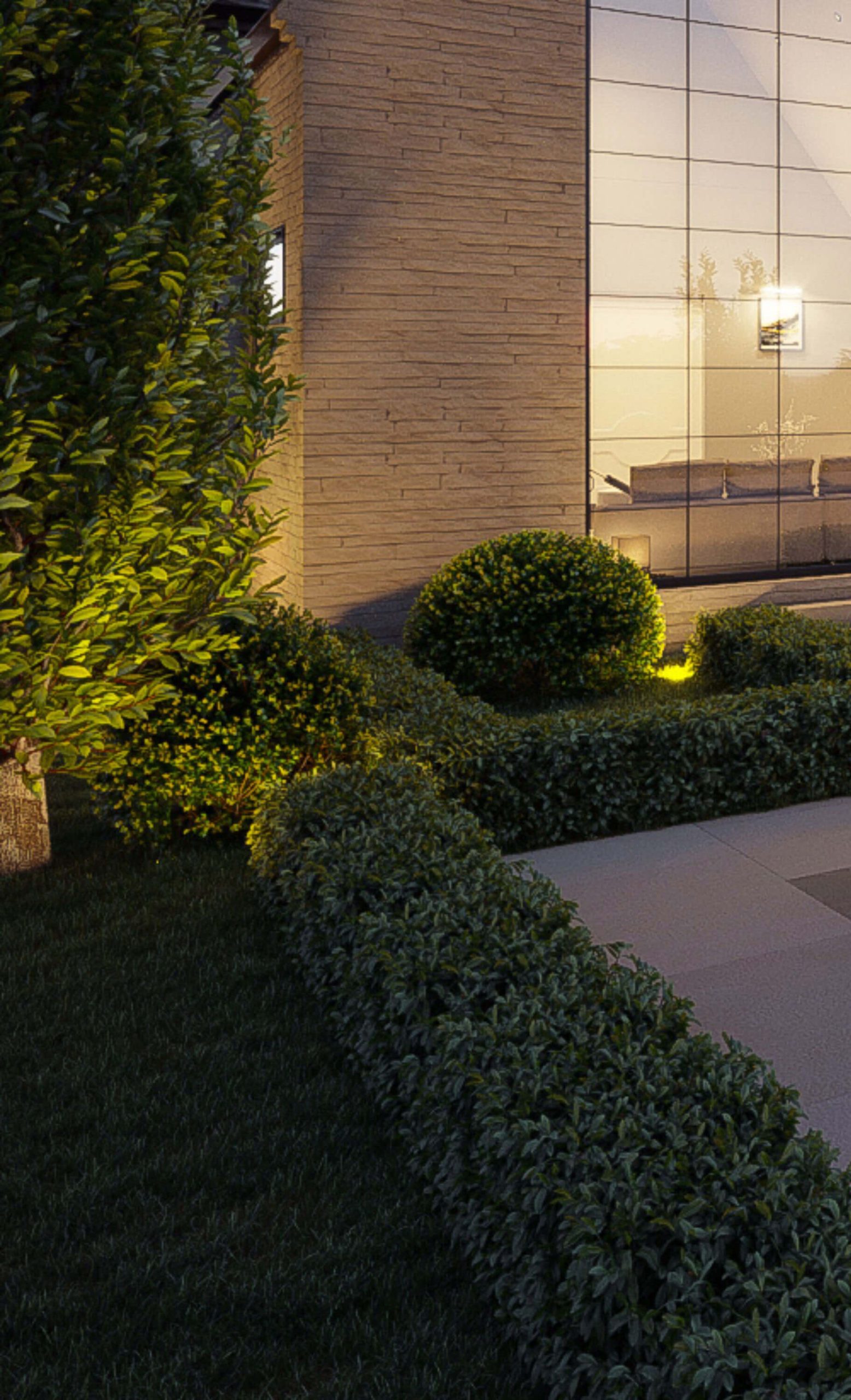 The Contemporary Tudor architectural rendering, view 11