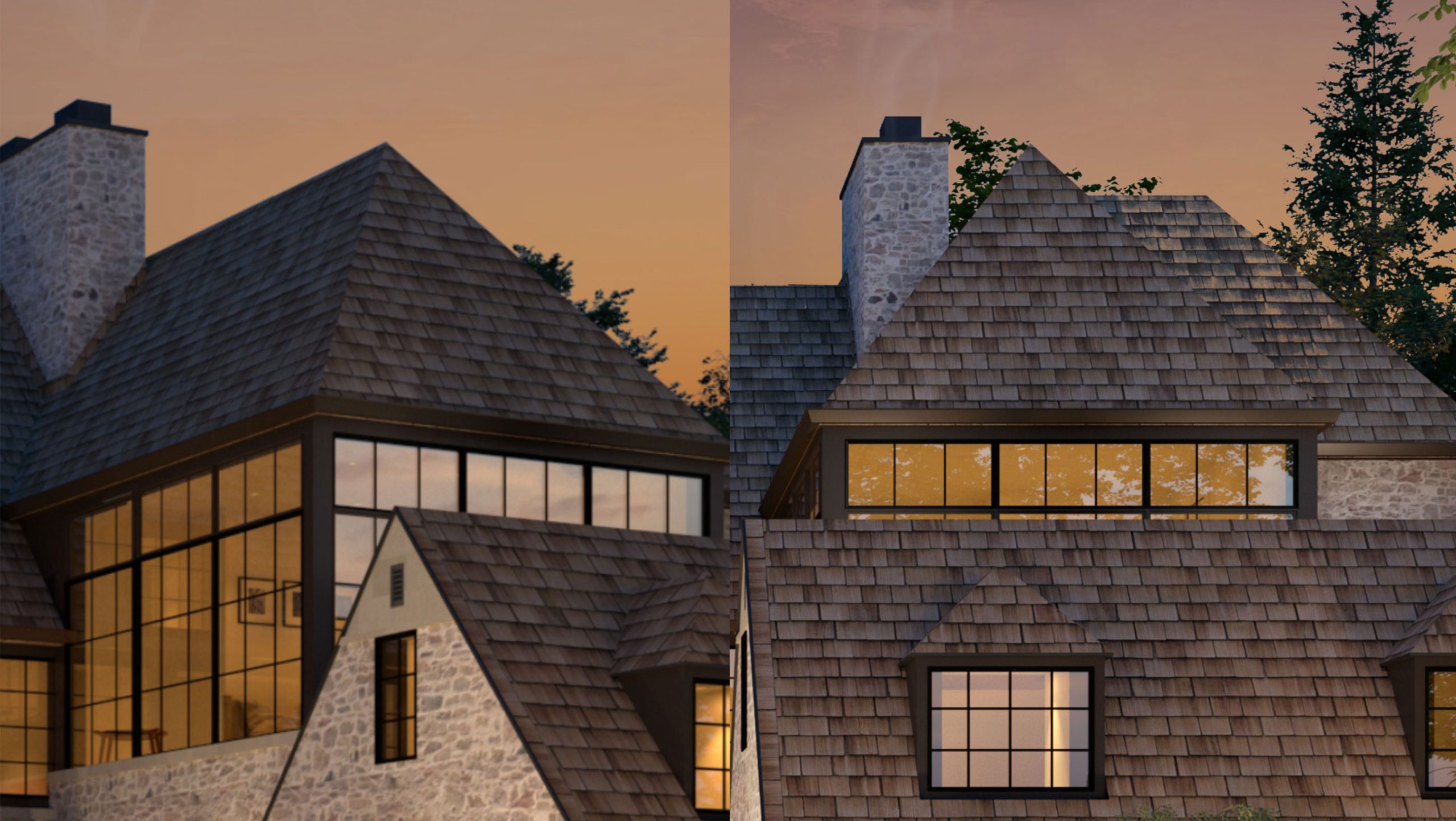 The Contemporary English Manor architectural rendering, view 9