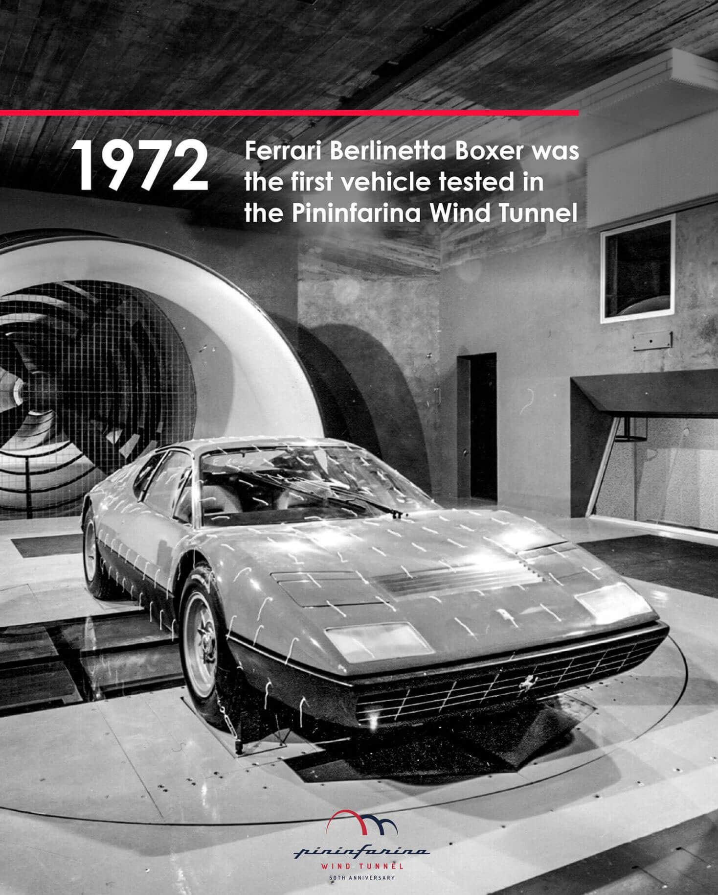 1972 motor-show image of a wedge-shaped concept car