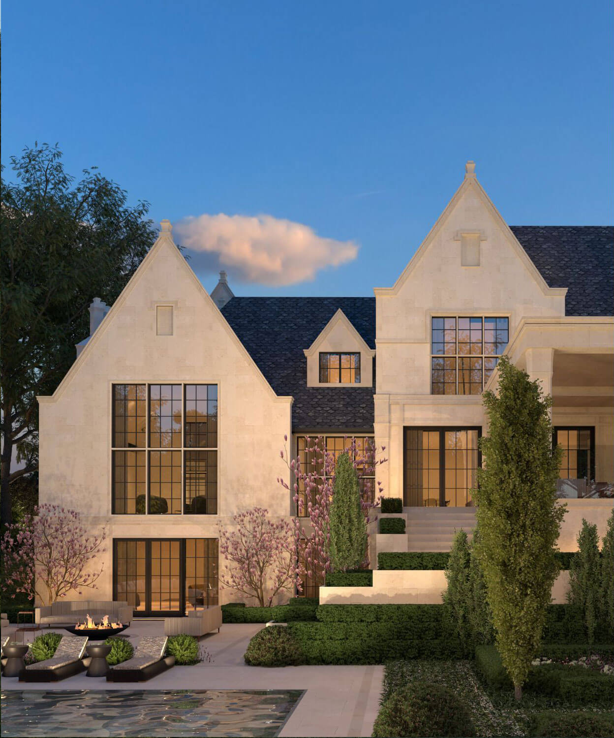 Digital architectural model, second perspective