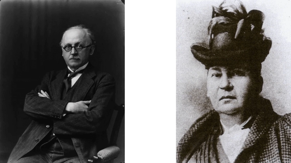 Paired black-and-white portraits accompanying the Jekyll and Lutyens section