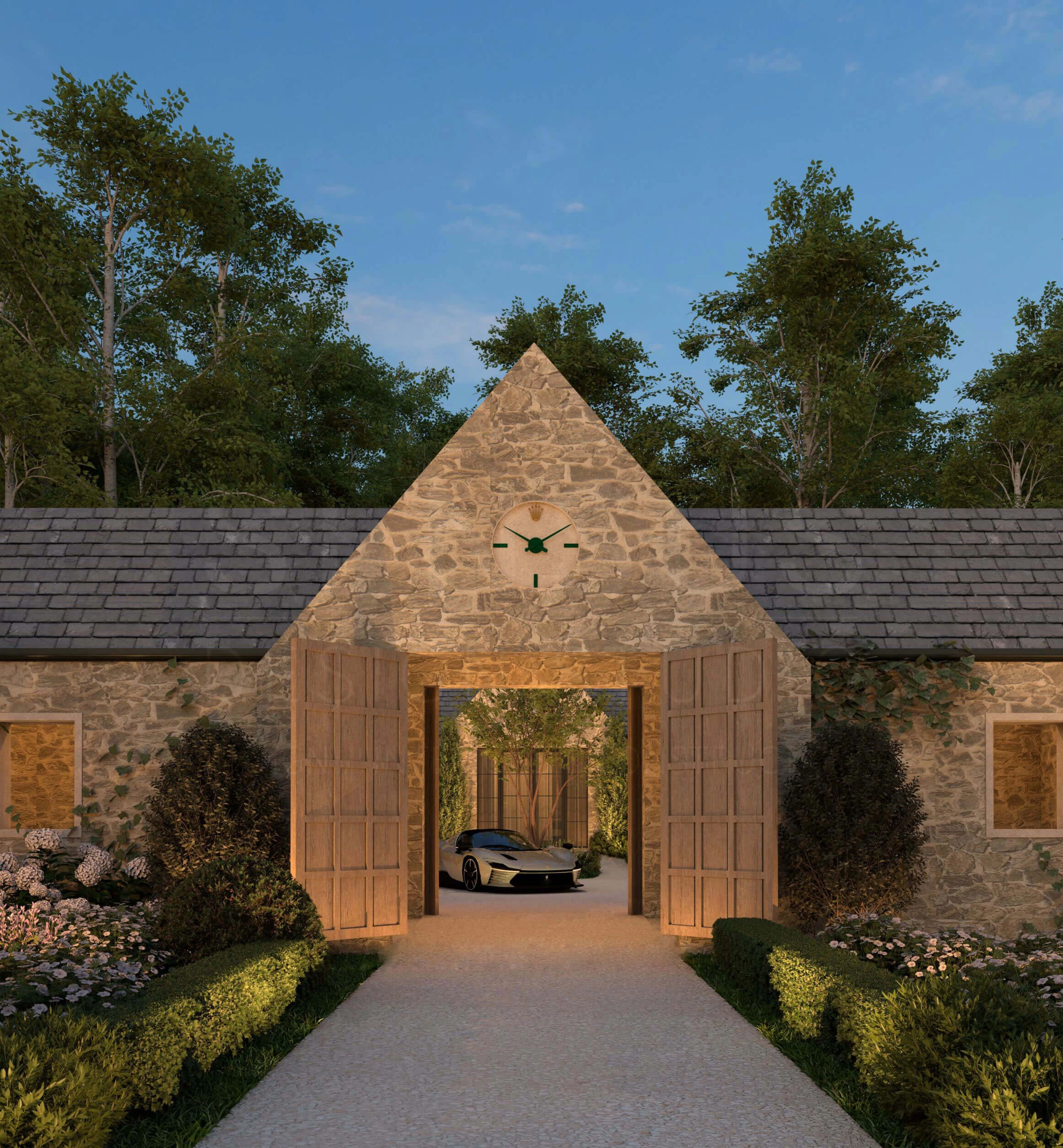 Stable-style guest suite