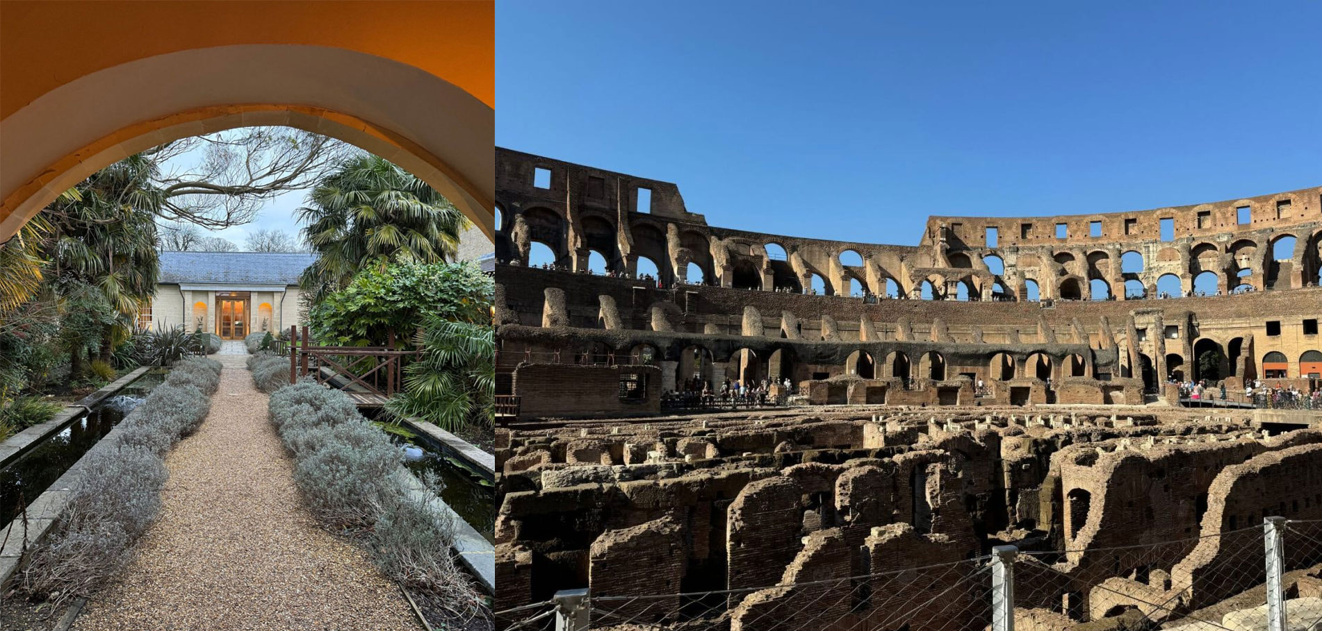 Architectural details observed during Jesse’s travels