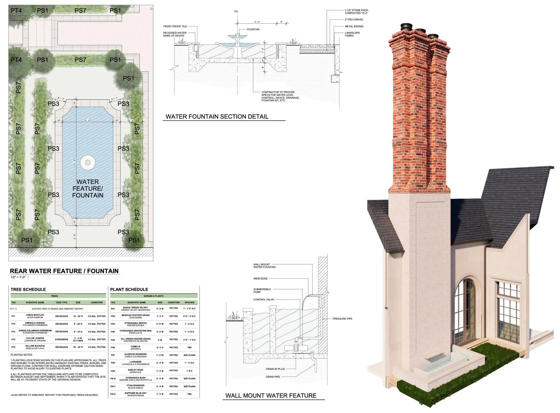 Architectural design plans