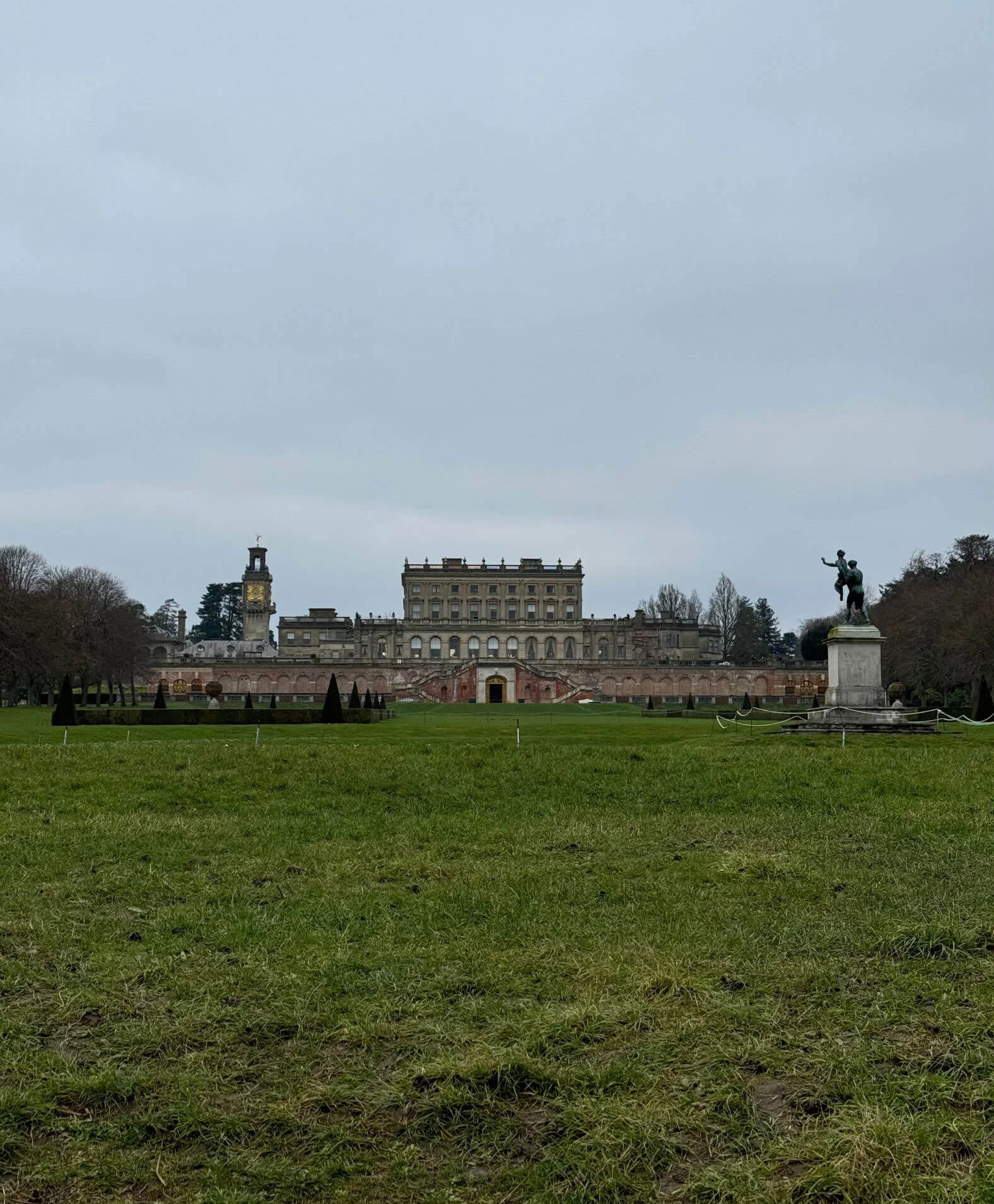 Cliveden House across its broad formal lawn