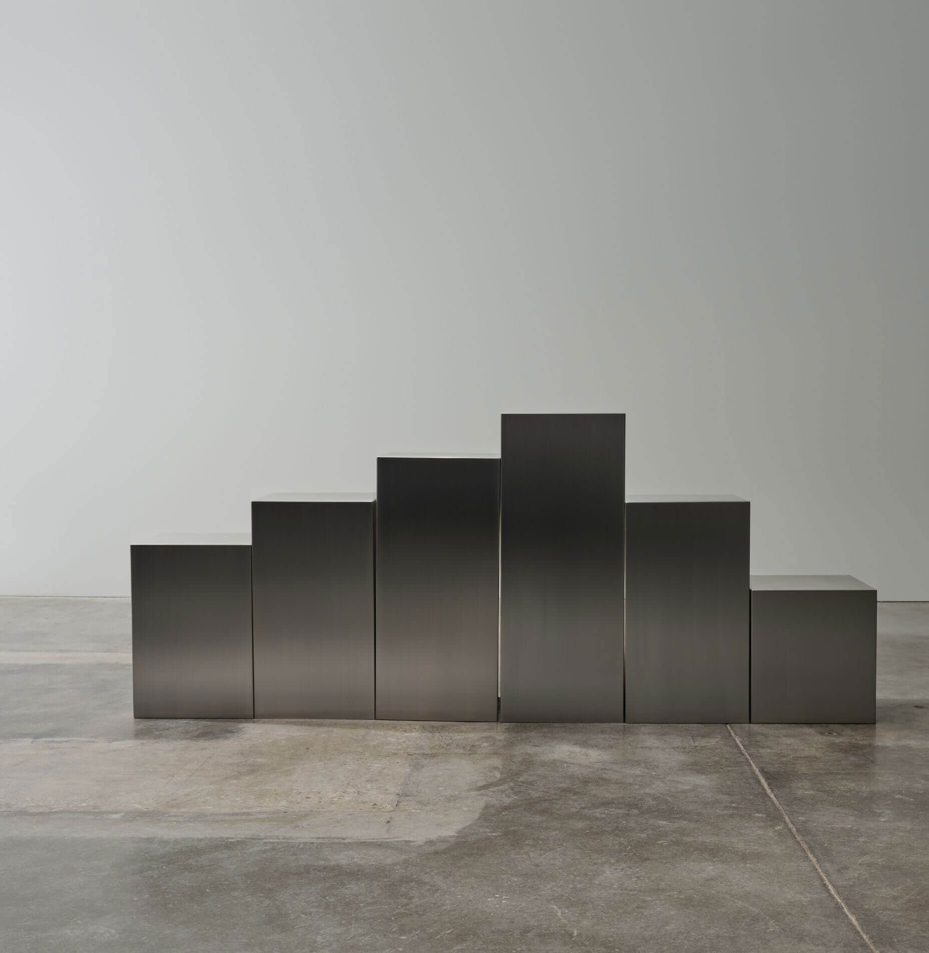 Modular sculptural credenza