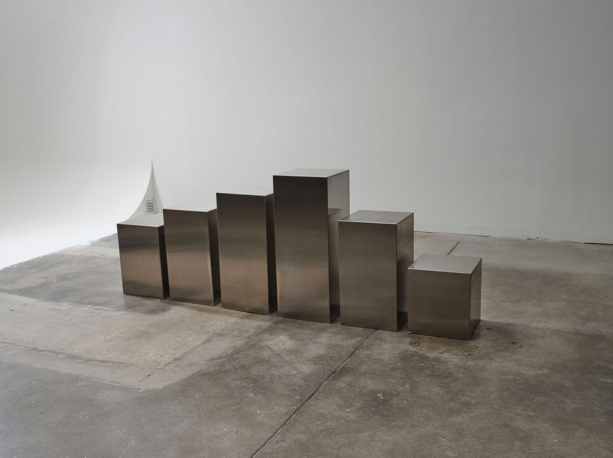 Modular sculptural credenza