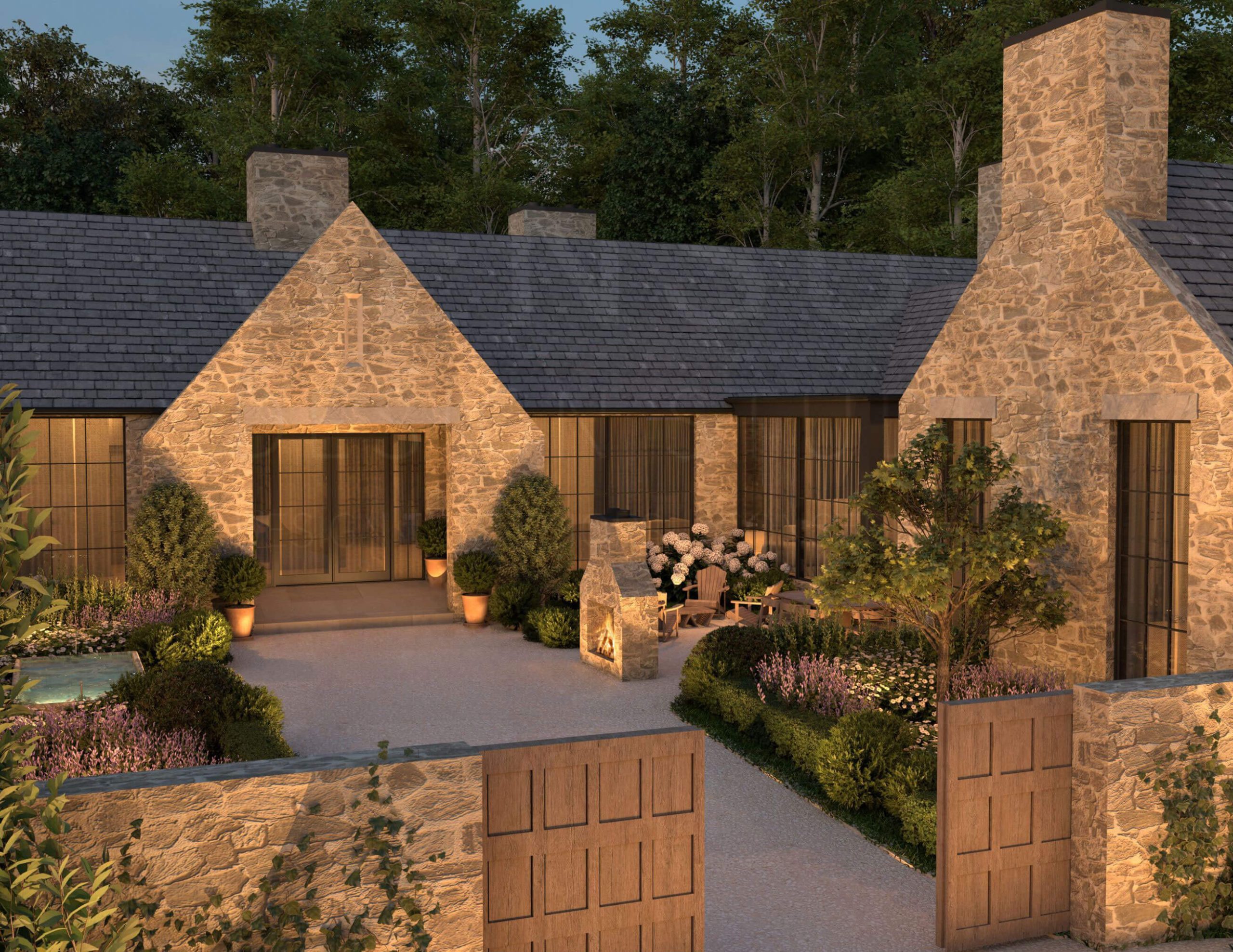 North American Cotswold design: noble materials; the fabric of timeless character