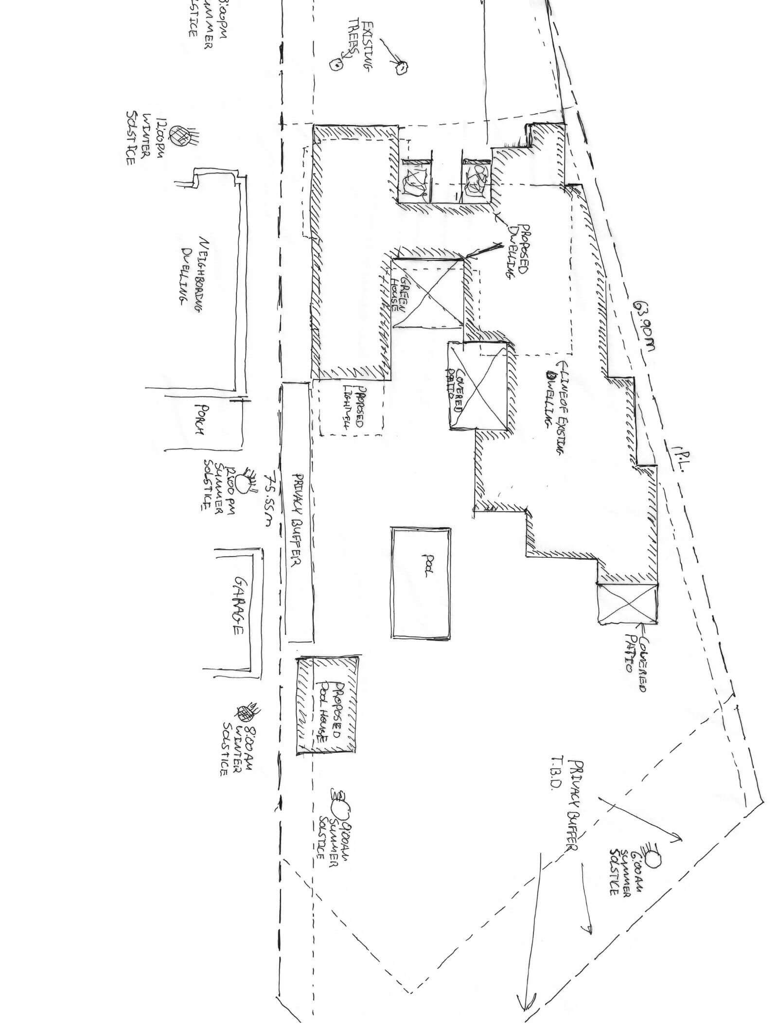 North American Cotswold design: footprint composition that creates courtyards