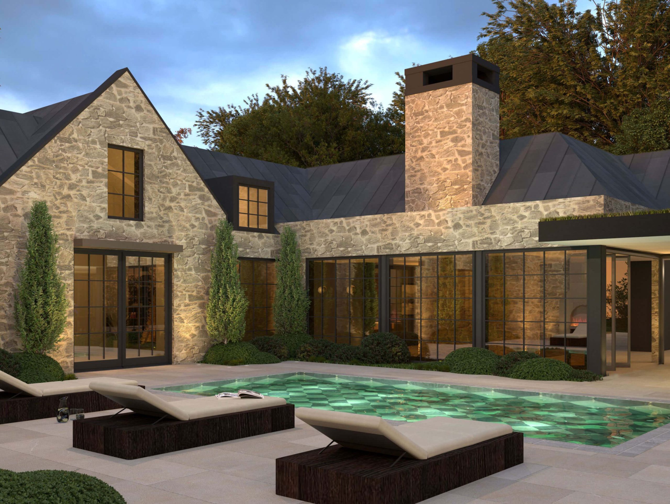 North American Cotswold design: distinctive gable proportions