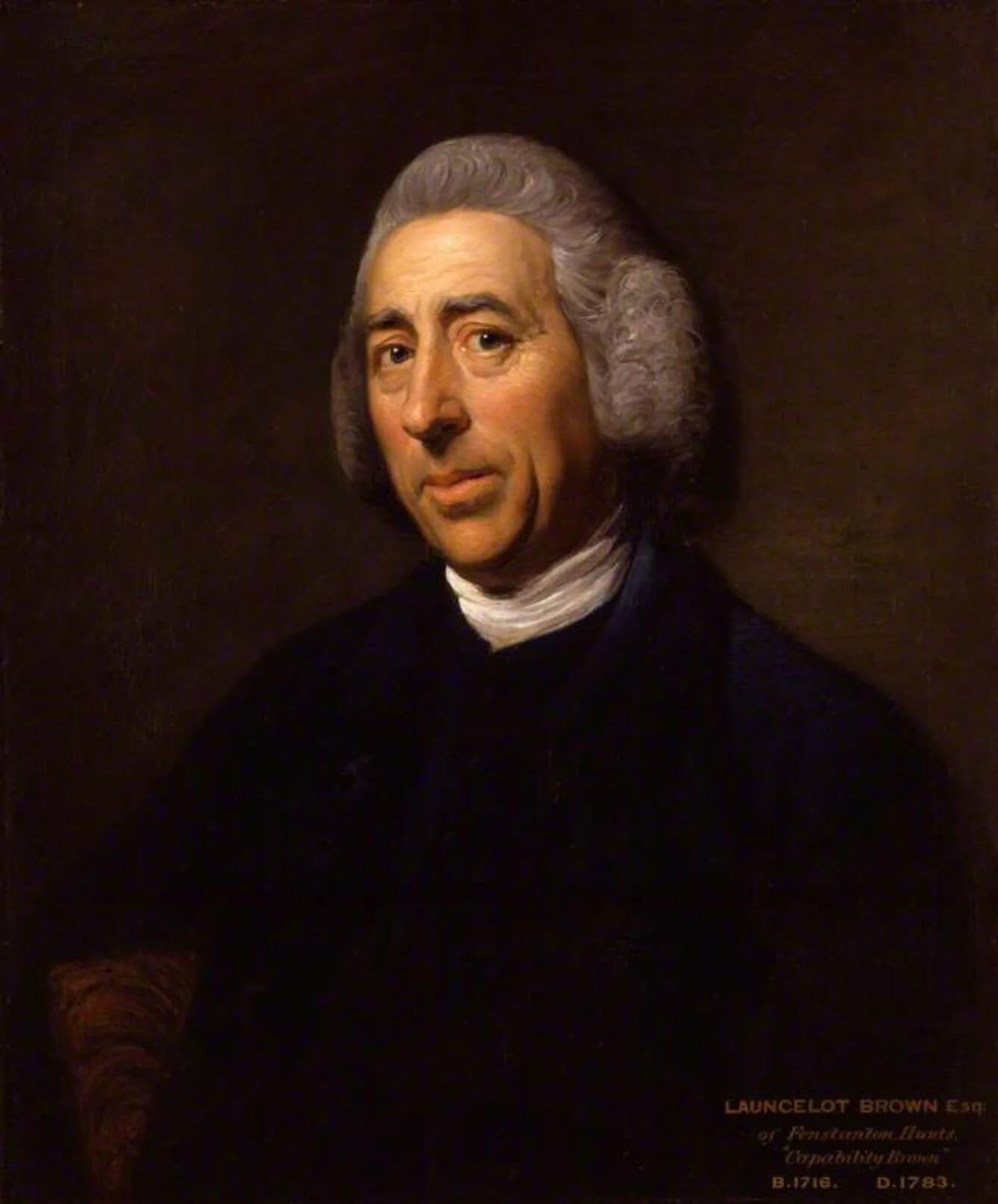 Painted portrait of Lancelot Capability Brown