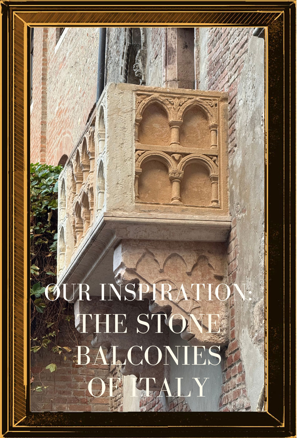 The Stone Balconies Of Italy