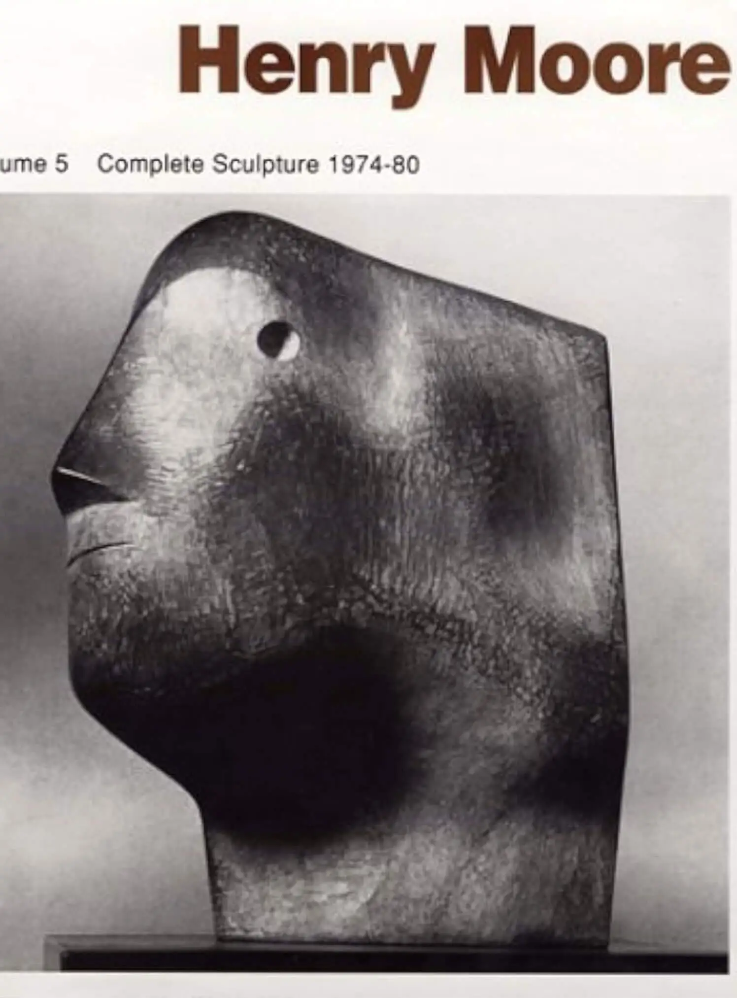 Henry Moore sculpture catalogue cover