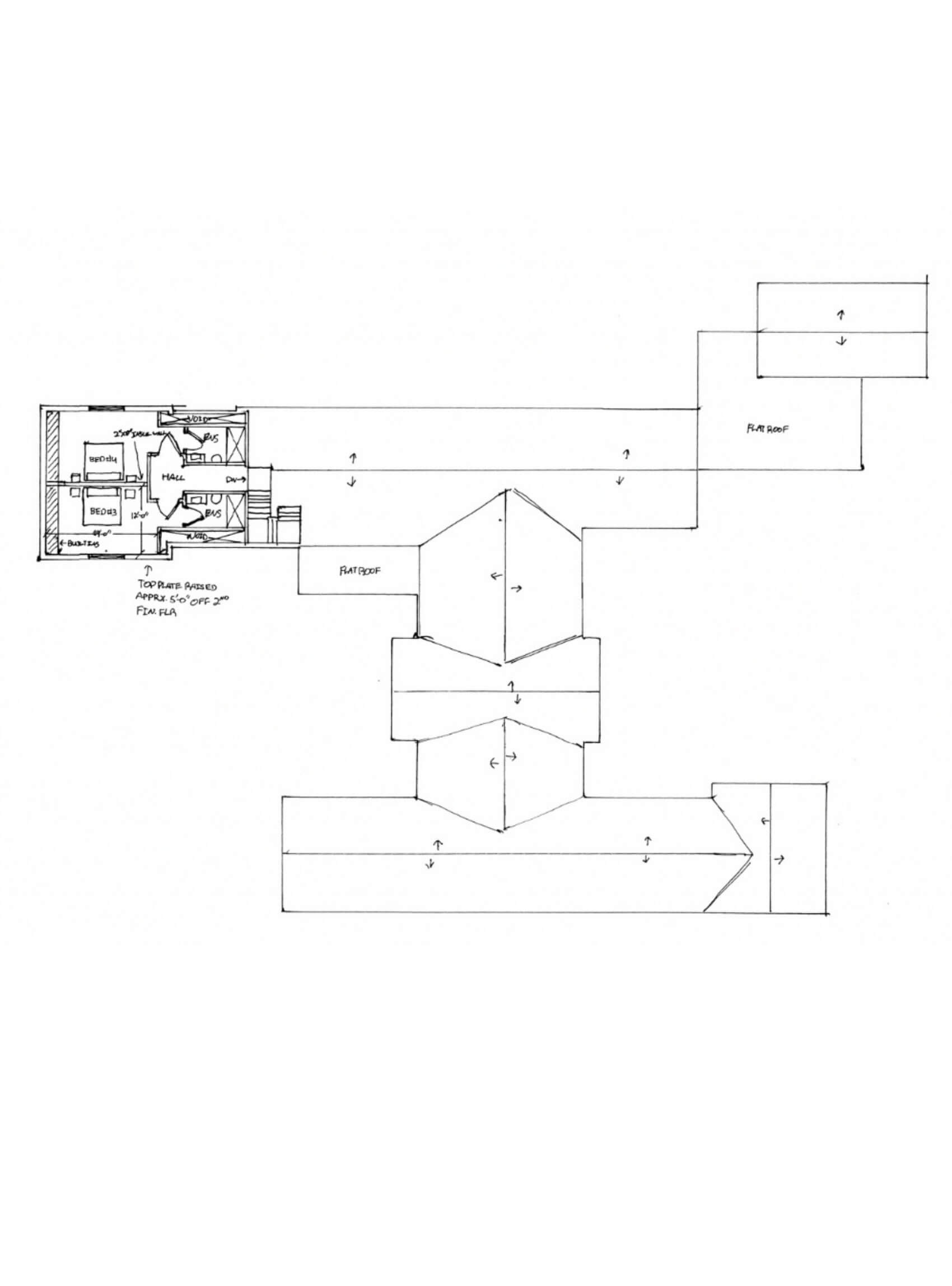 Cotswold Beach House exterior study, view one