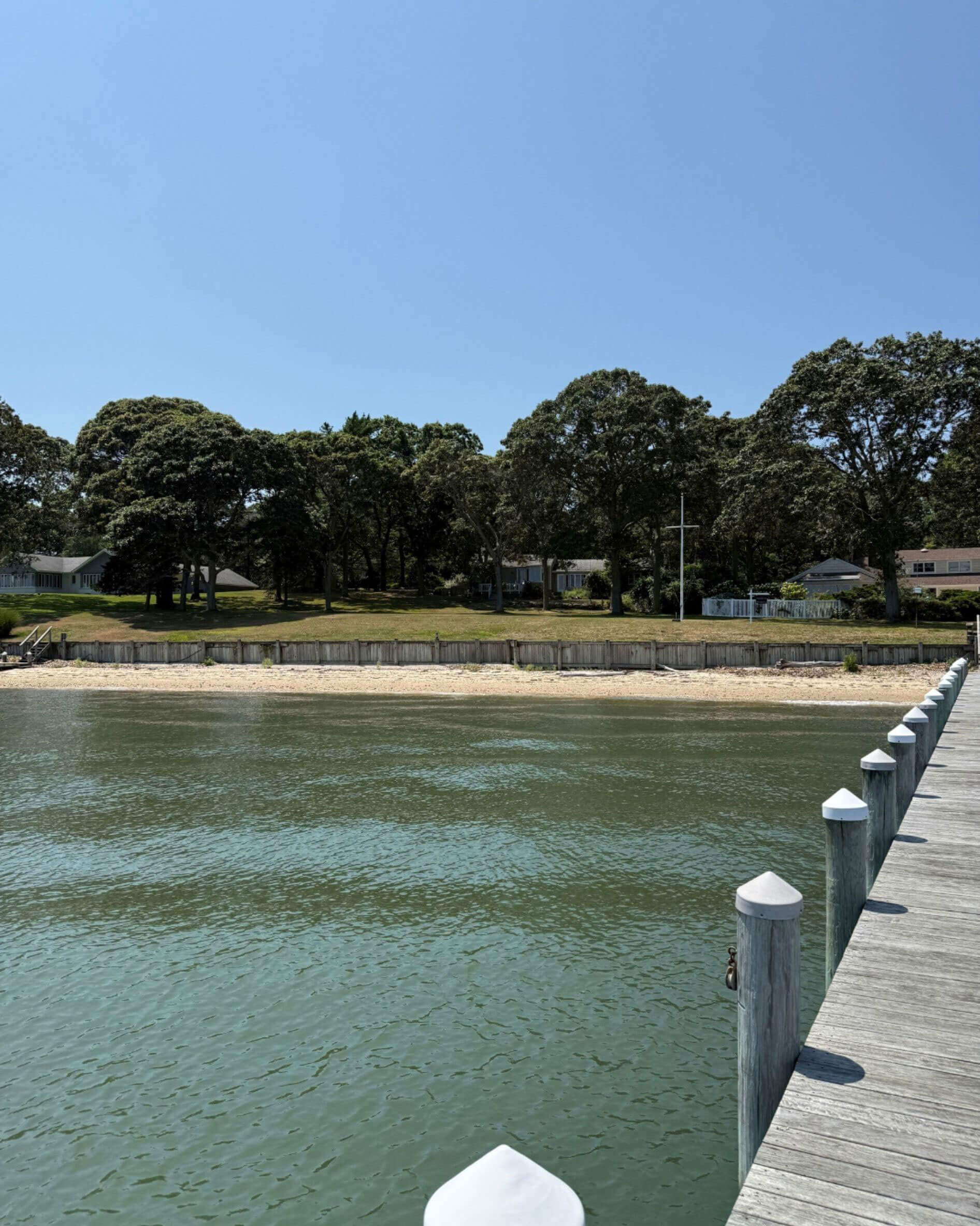 Rear elevation opening toward the Sag Harbor waterfront