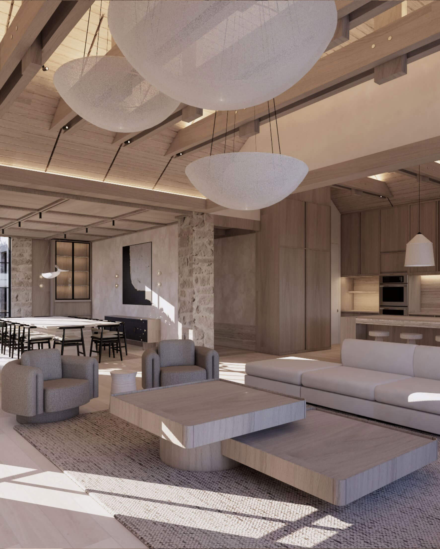 Cotswold Beach House interior detail, view two