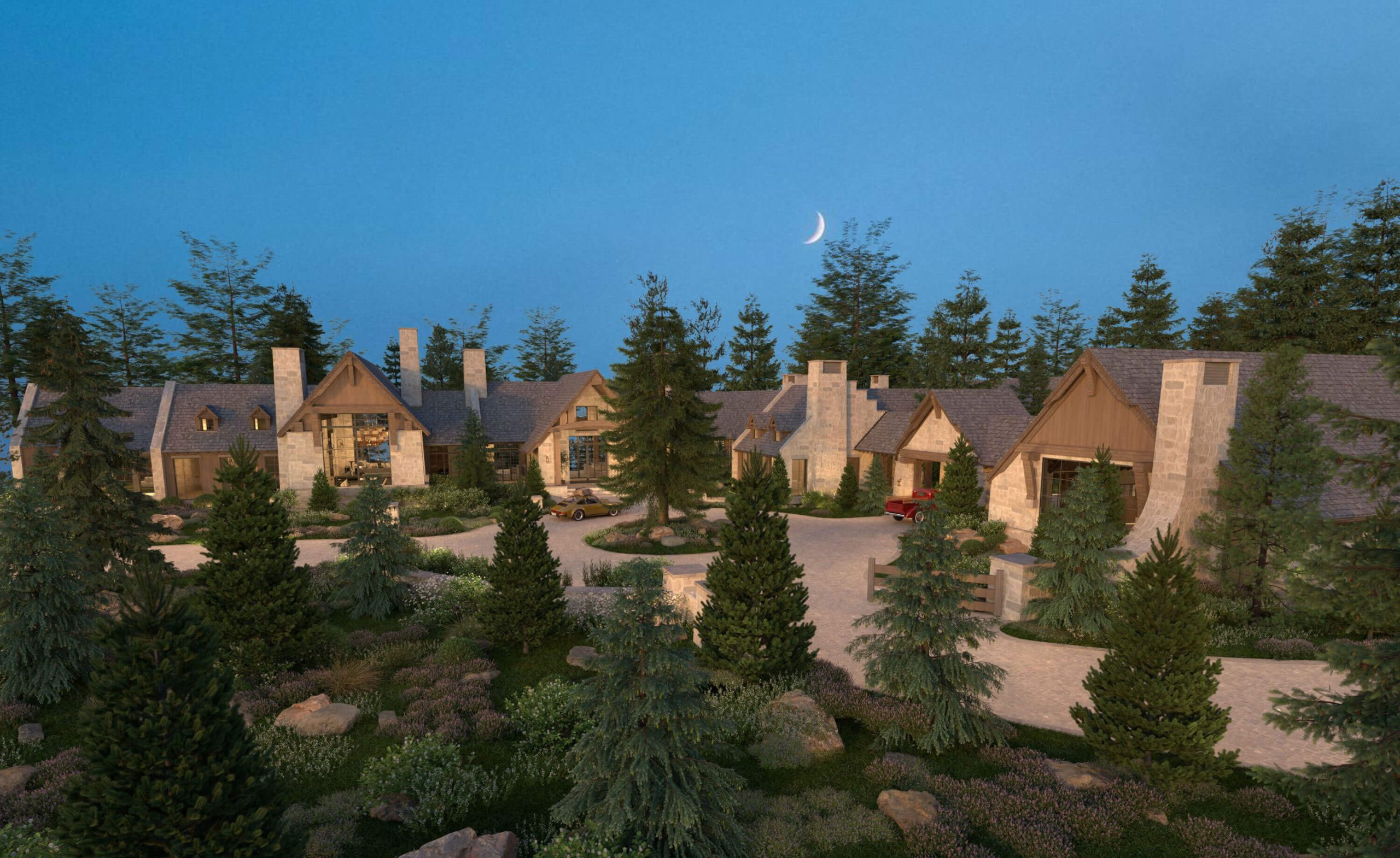 Architectural design for a custom private residence