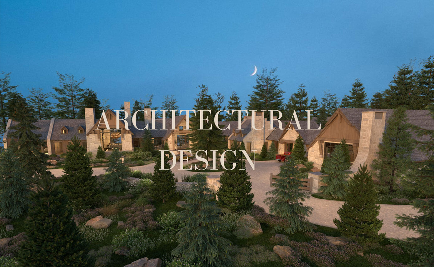 Architecture and interior design for a private residence