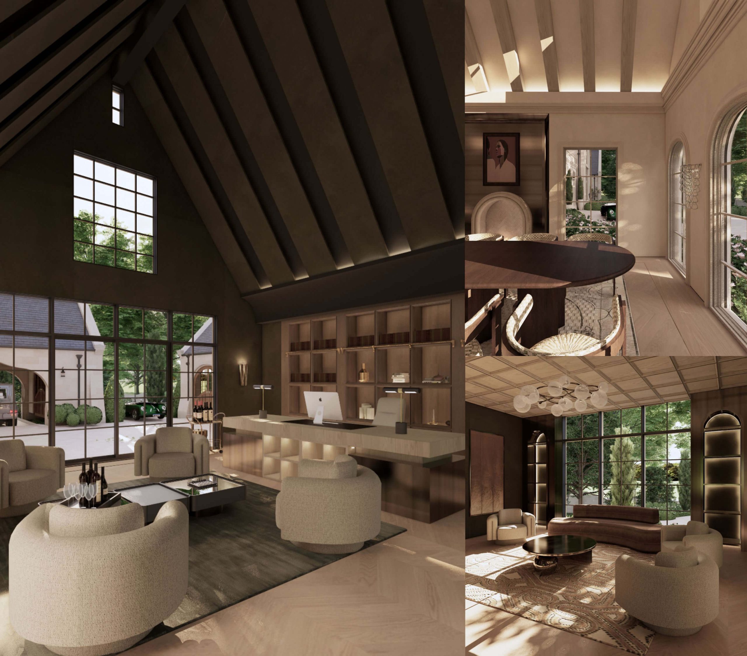 Tudor manor interior finishes