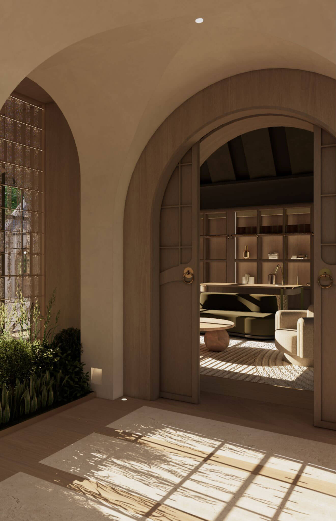 Tudor manor interior detailing
