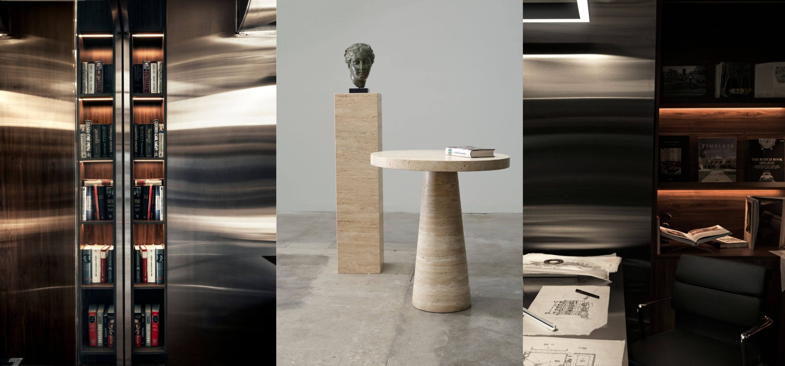 A collection of details from the Sensus studio